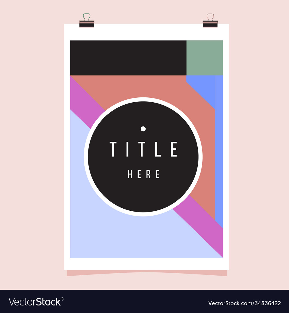 Abstract colorful geometric pattern background