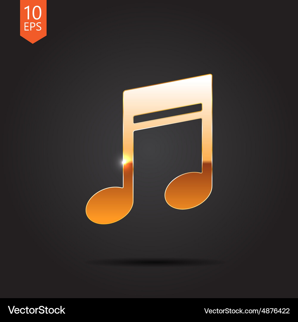 Gold icon Royalty Free Vector Image - VectorStock