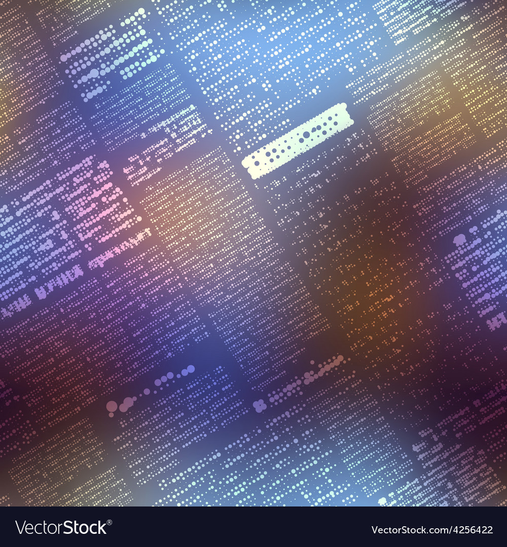 Newspaper Pattern On Blurred Background Royalty Free Vector