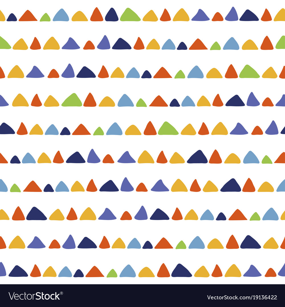 Pattern with triangles