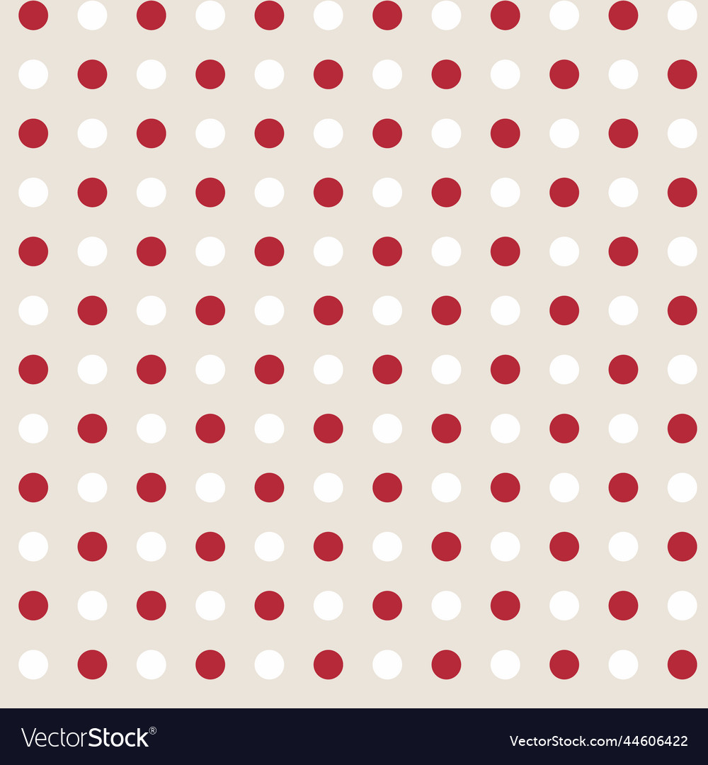 Seamless pattern of polka dots