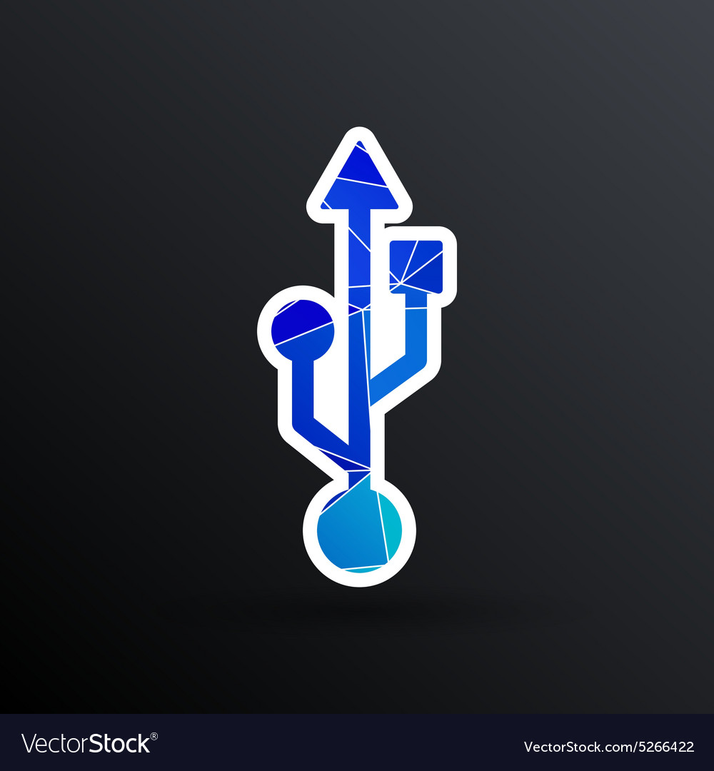 Usb icon file compartment hardware symbol