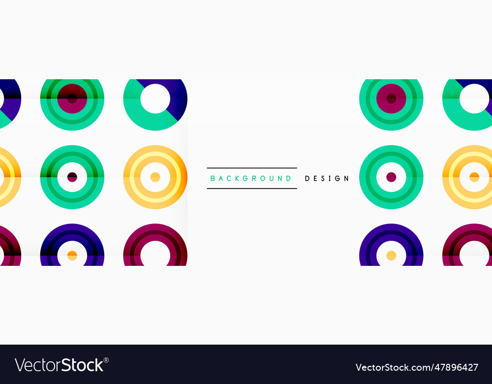 Abstract background with circle symmetric grid vector image Abstract background with circle symmetric grid