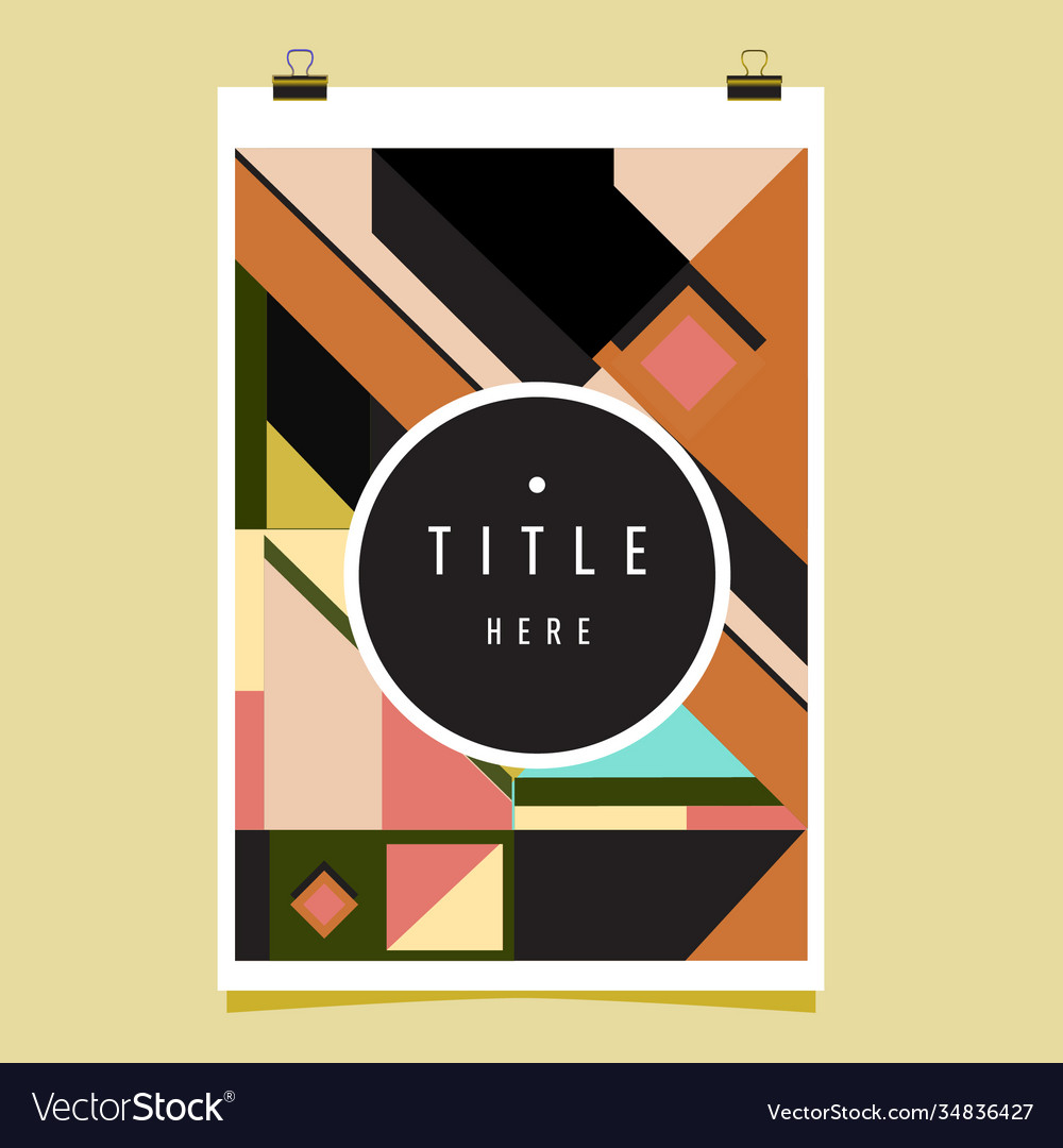 Abstract colorful geometric pattern background