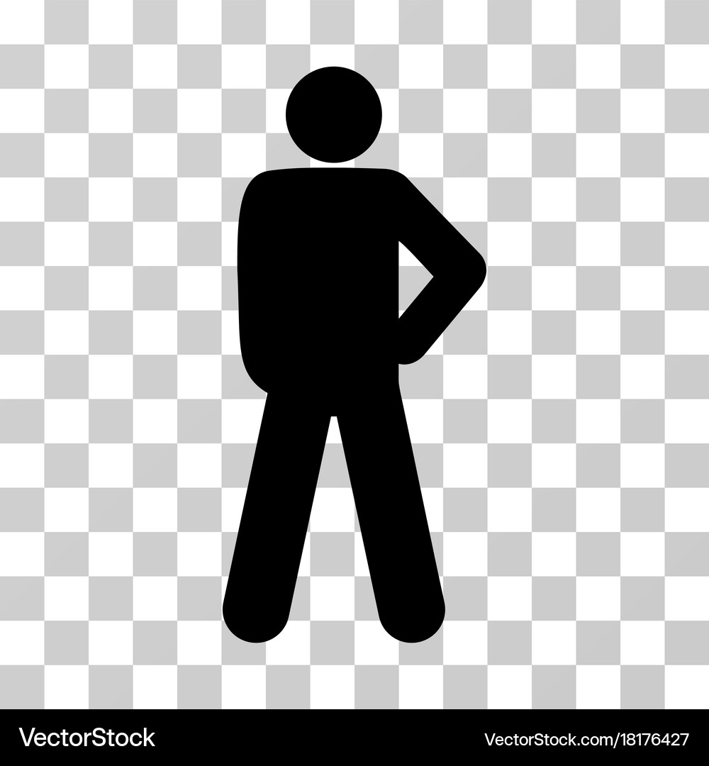 Audacity pose icon Royalty Free Vector Image - VectorStock
