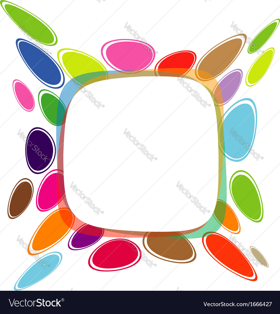 Background with colorful circles