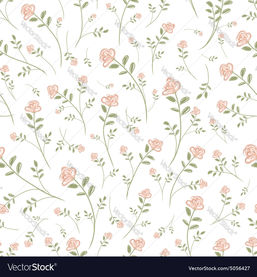 Floral seamless pattern for your design