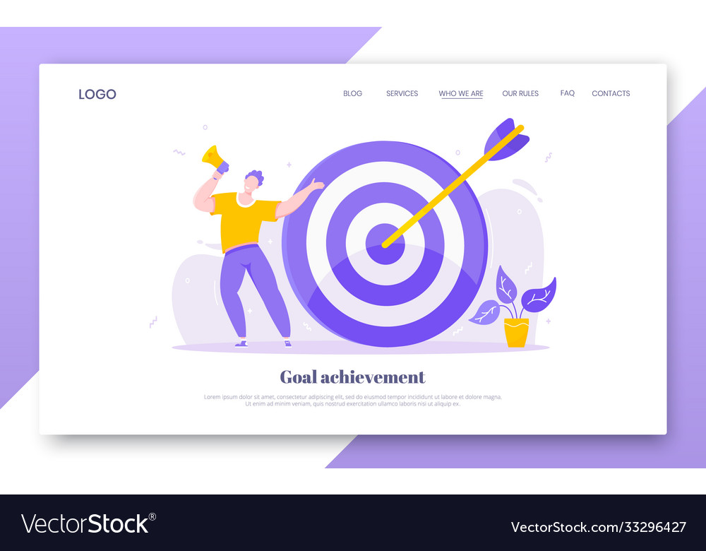 Goal achievement business concept sport target