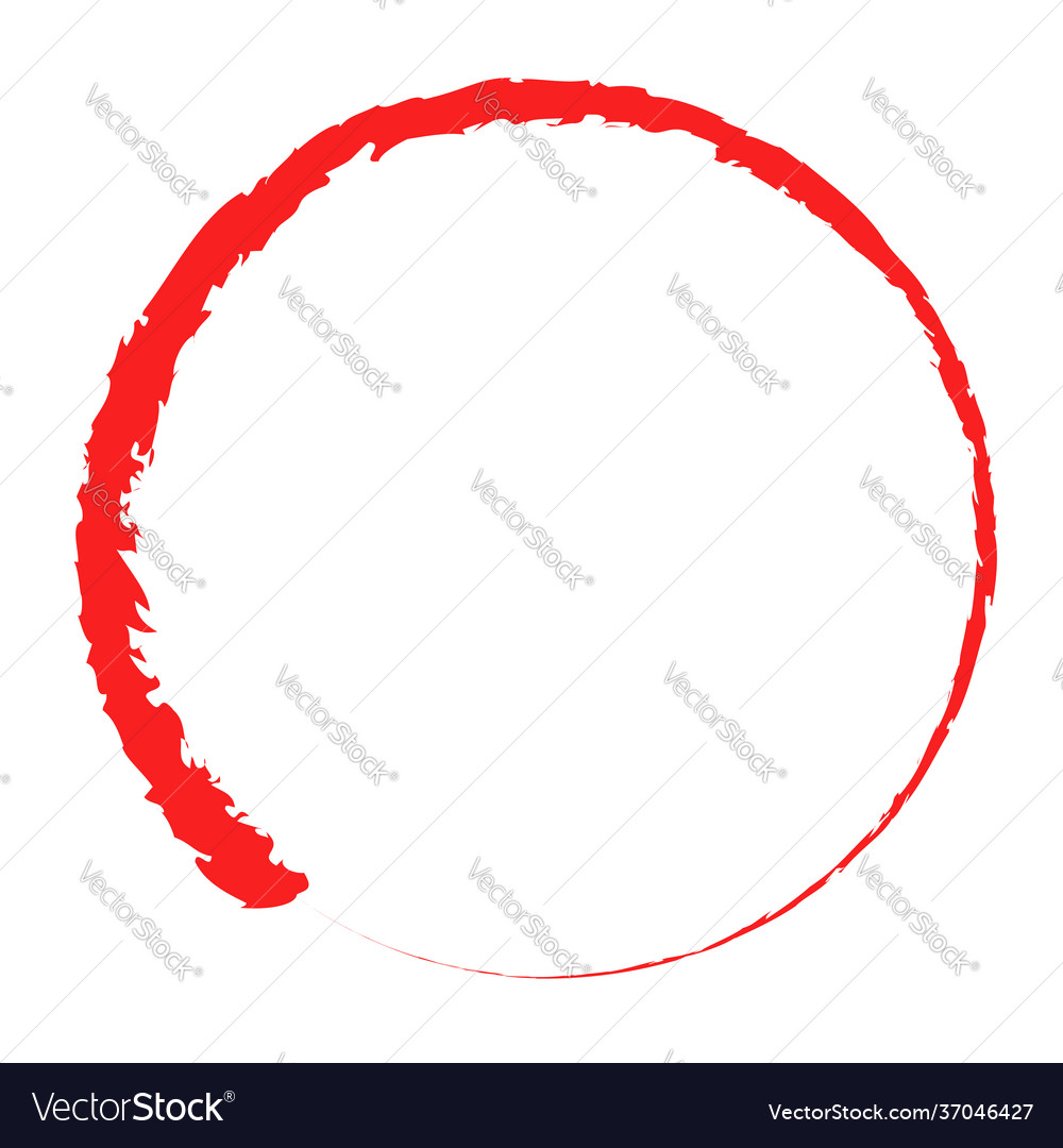 Grungy circle blob blotch