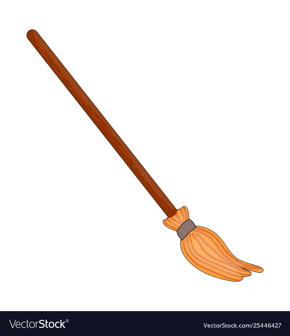 Halloween gruselig gruselig hexen broomstick symbol vector image Halloween gruselig gruselig hexen broomstick symbol