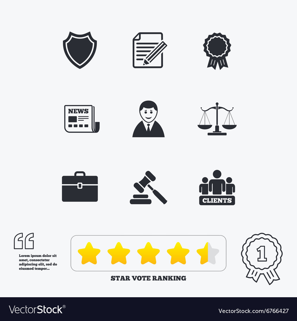 Justice Scales & Legal Icons