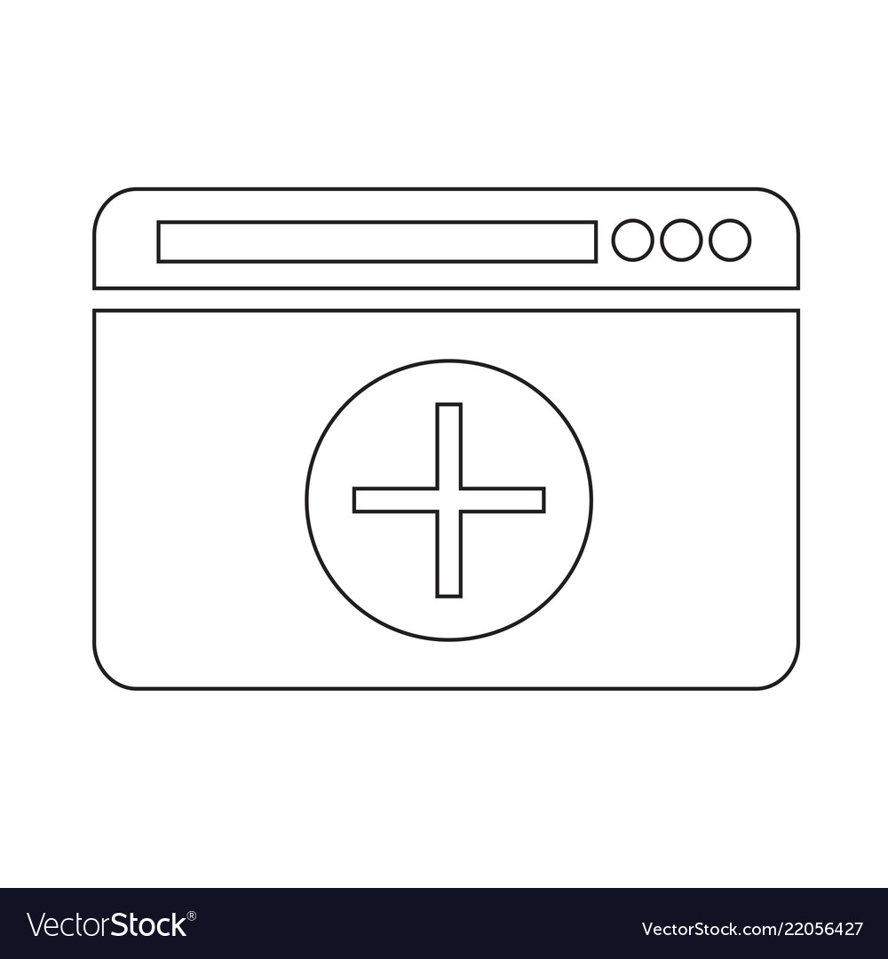 Open new window icon design