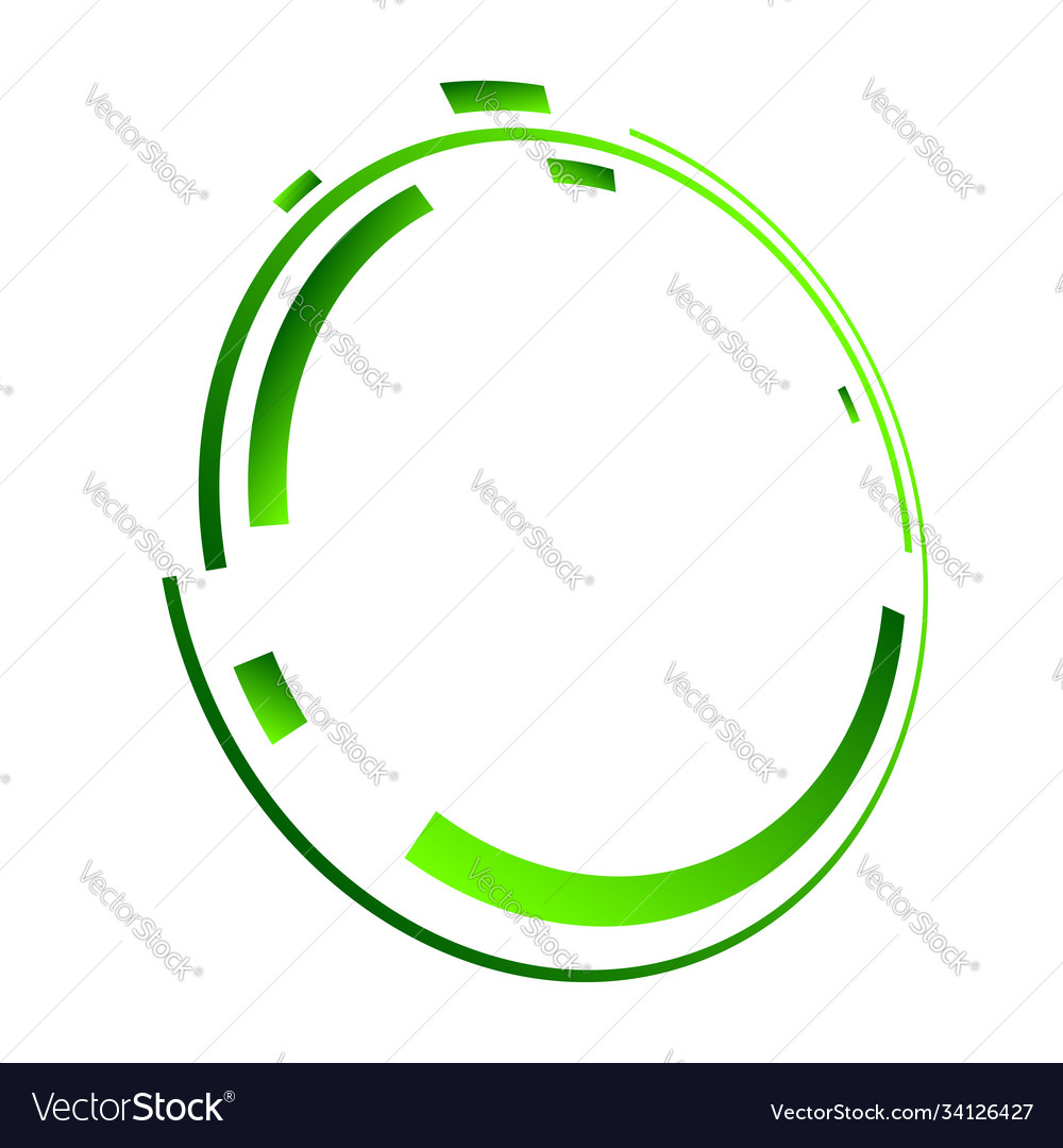 Sci-fi concentric geometric ring circle ui gui Vector Image Sci-fi concentric geometric ring circle ui gui