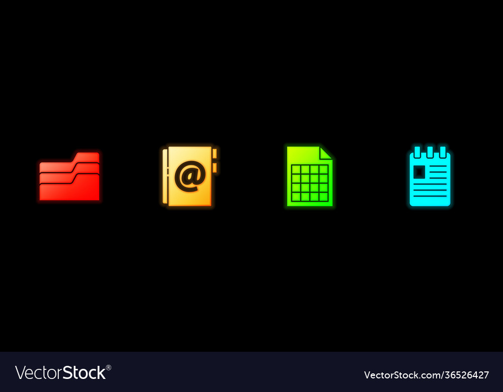Set document folder address book file