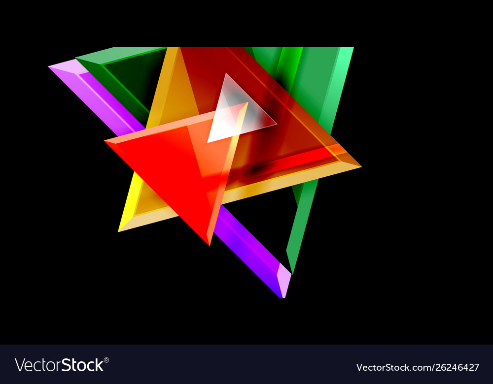 Triangle abstract background