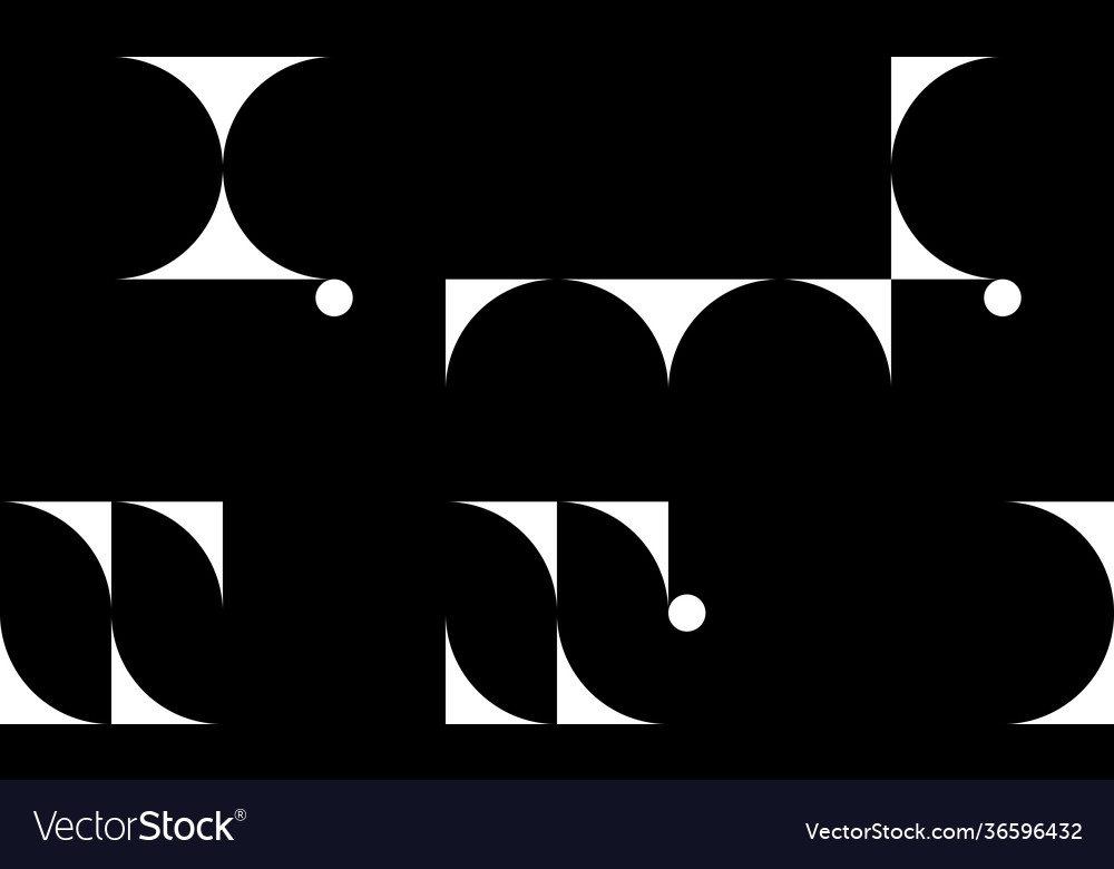 Abstract elements design vector image Abstract elements design