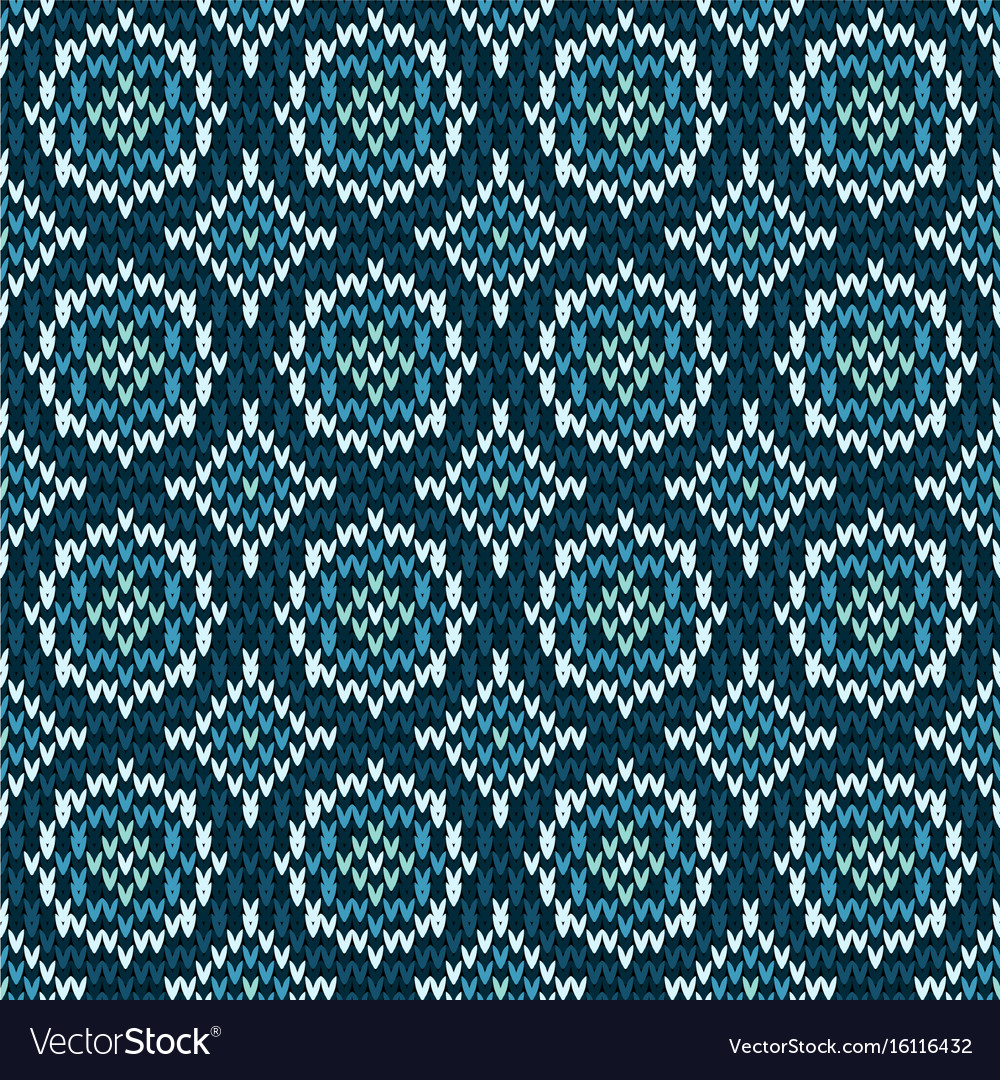 Abstract pattern with seamless knitted texture