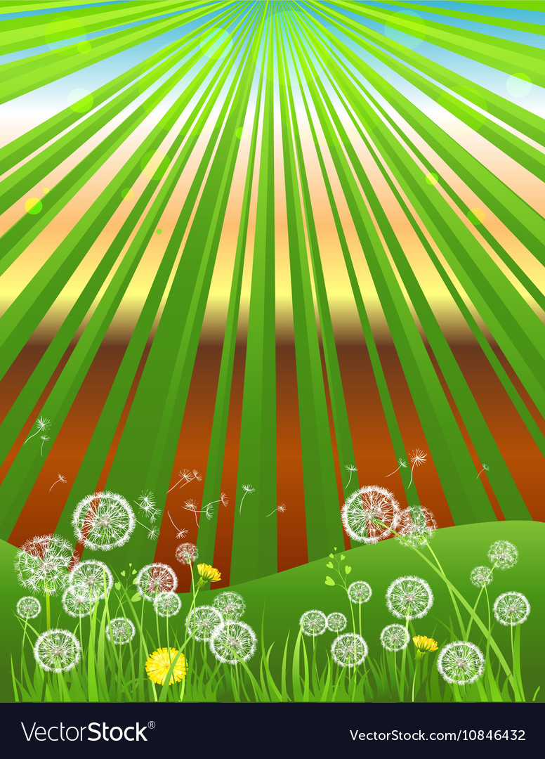 Green summer background