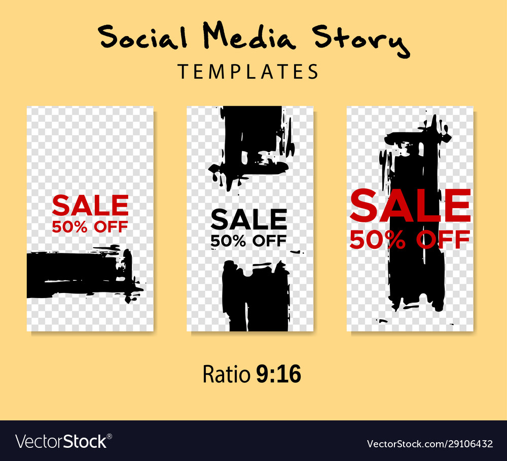 Grunge minimal shape template set design elements