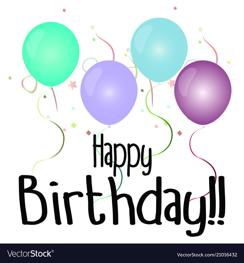 Happy birthday background Royalty Free Vector Image