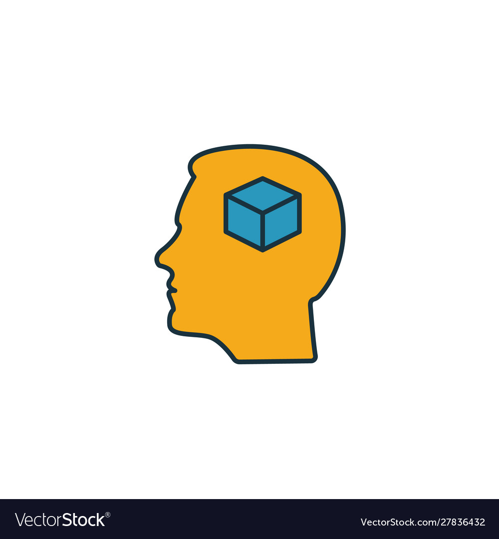 Personality icon simple element from soft skills vector image Personality icon simple element from soft skills