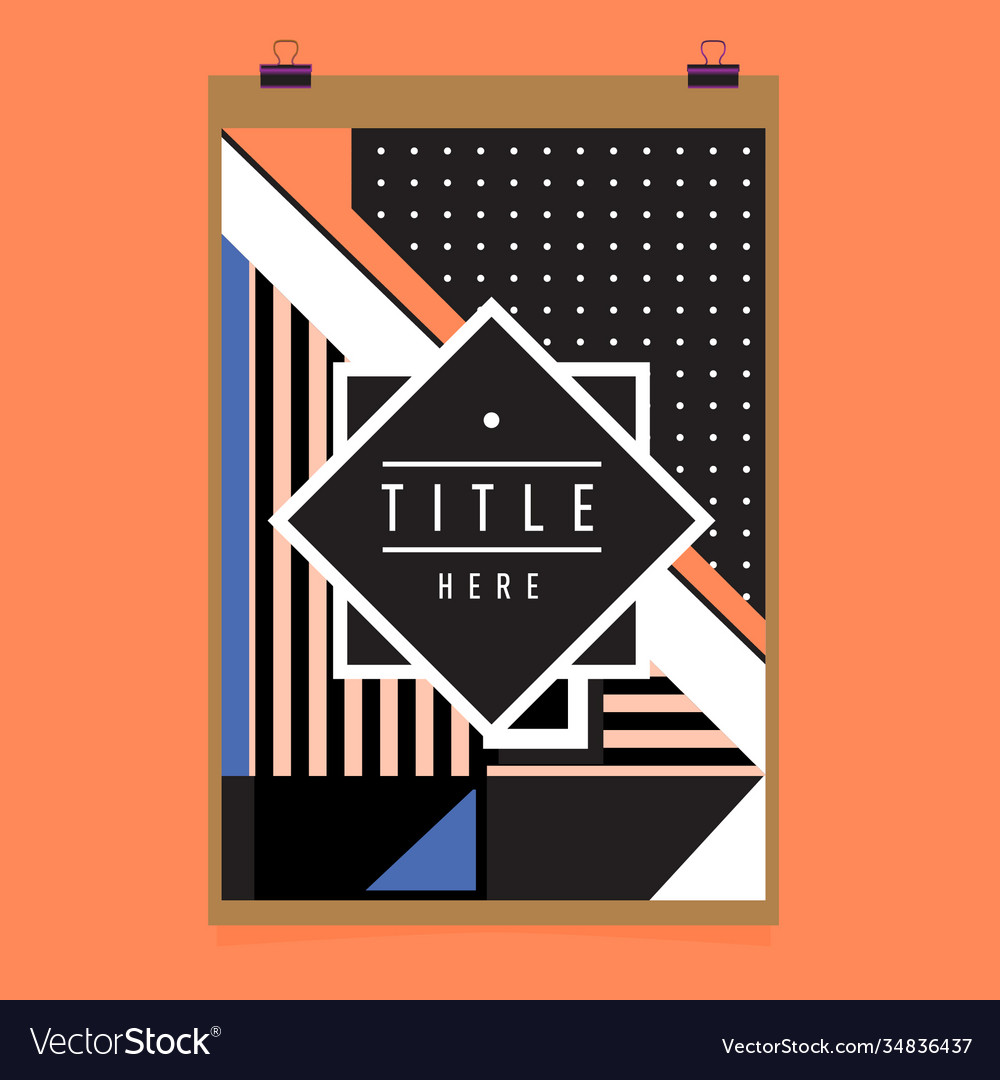 Abstract colorful geometric pattern background vector image Abstract colorful geometric pattern background