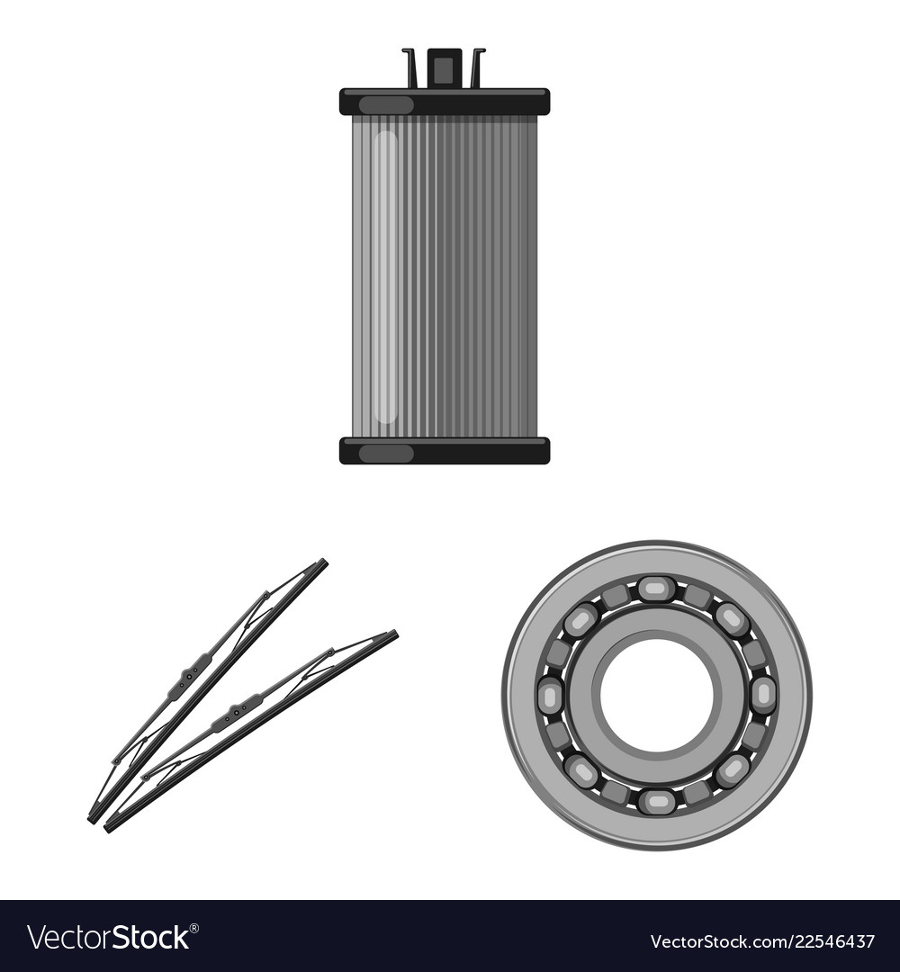Isoliertes Objekt der Auto- und Teil-Icon-Sammlung vector image Isoliertes Objekt der Auto- und Teil-Icon-Sammlung