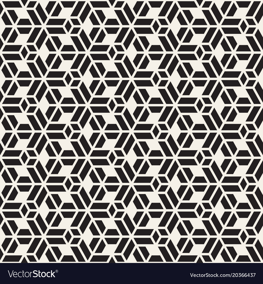 Modern Geometric Hexagonal Pattern