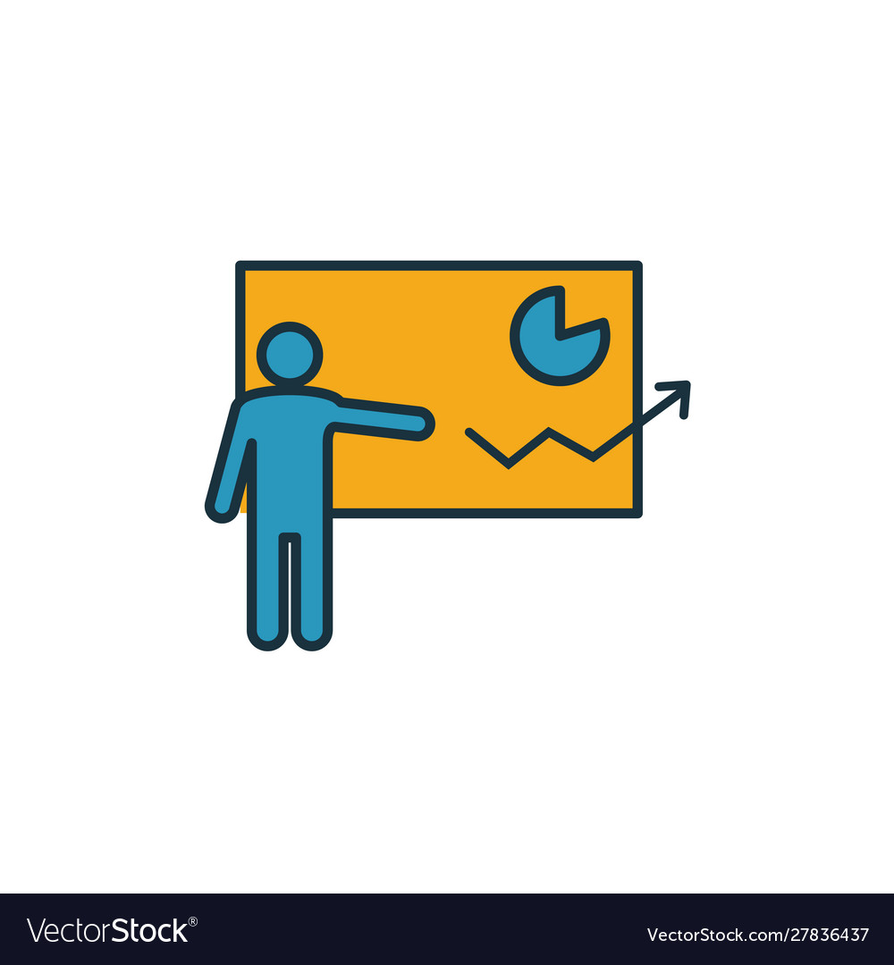 Präsentation Fähigkeiten Icon einfaches Element aus weich