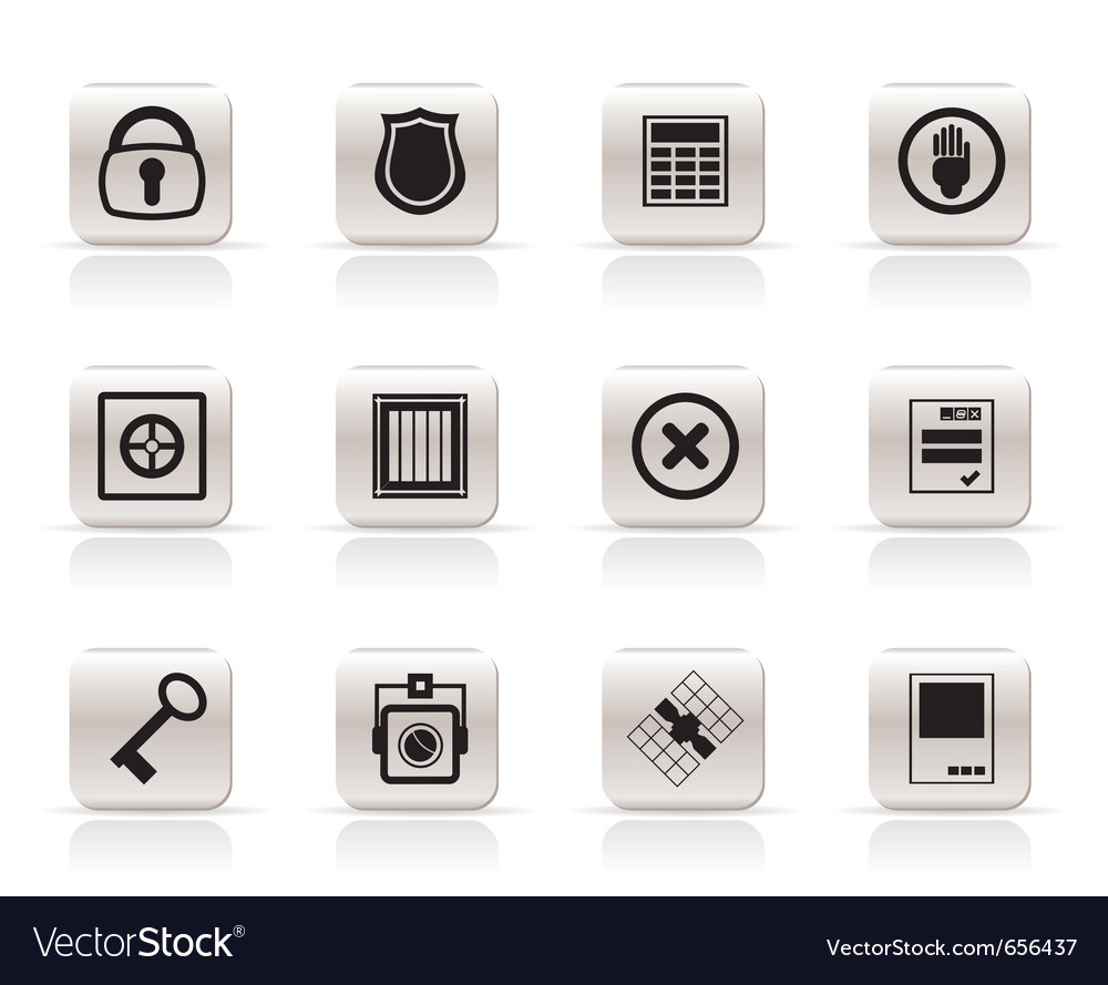 Security & Business Icons