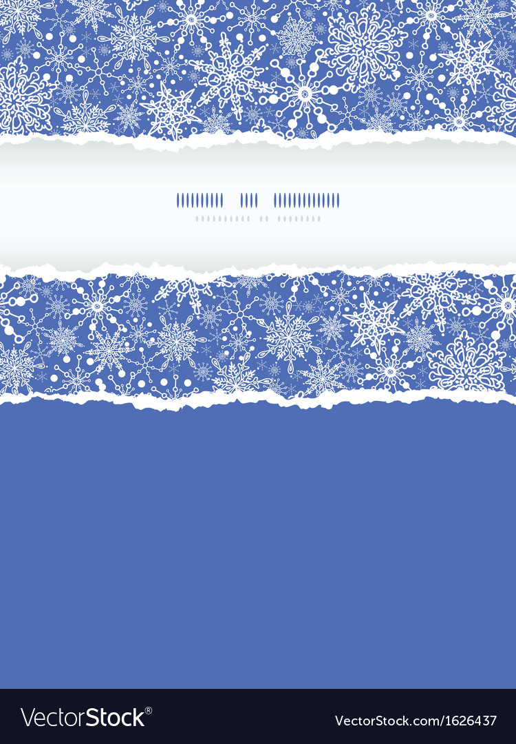 Winter Snowflake Seamless Pattern