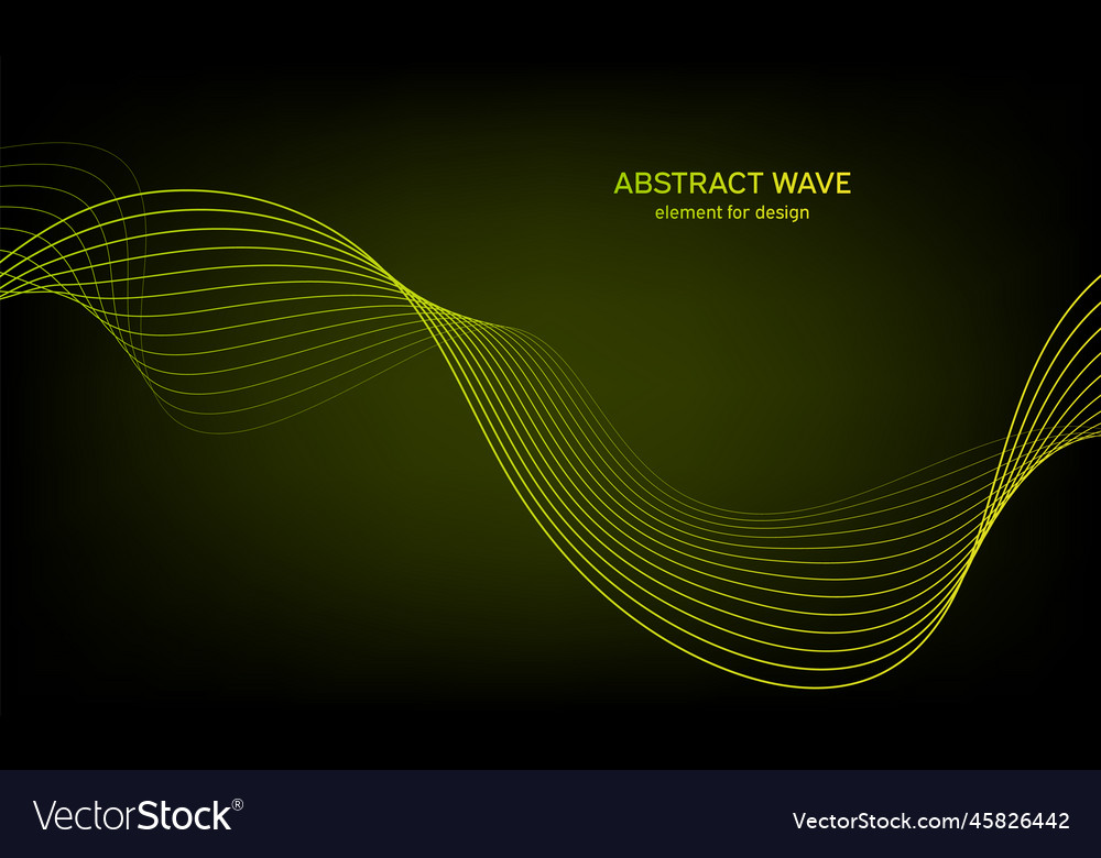 Abstract wave element for design digital vector image Abstract wave element for design digital