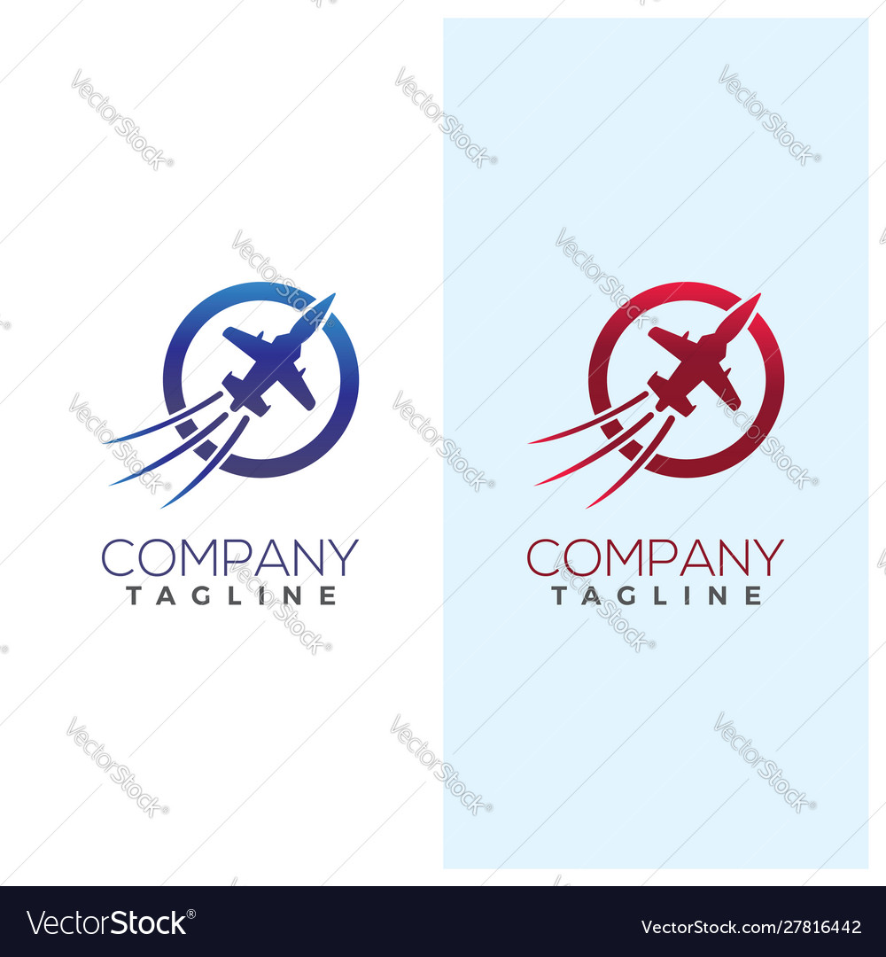 Aircraft fighter logo image template