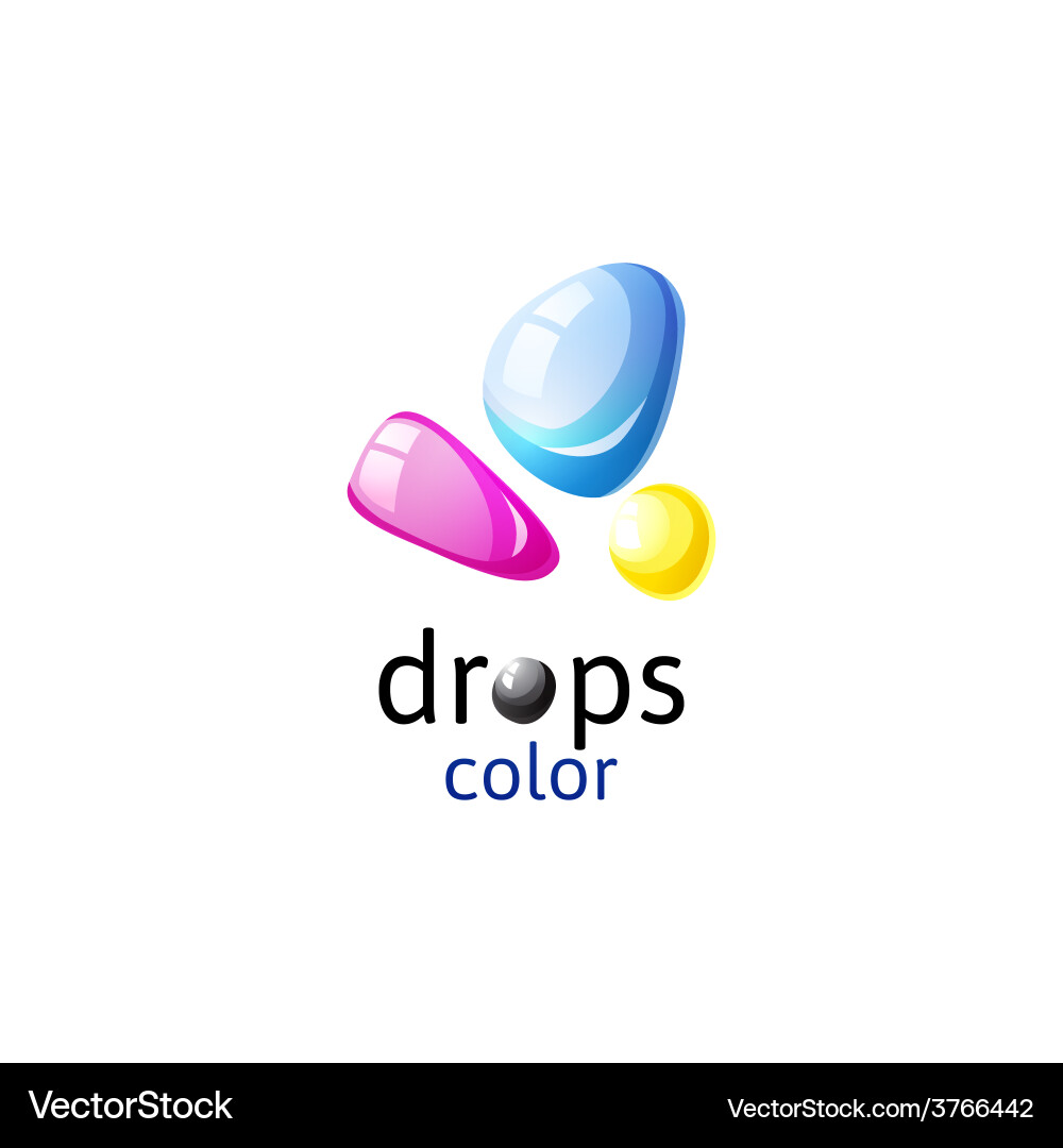 CMYK logo template Royalty Free Vector Image - VectorStock