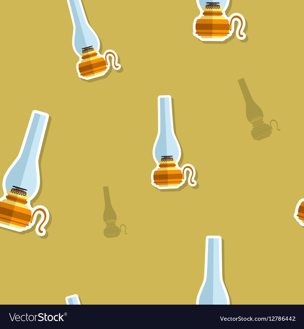 Seamless pattern with lanterns
