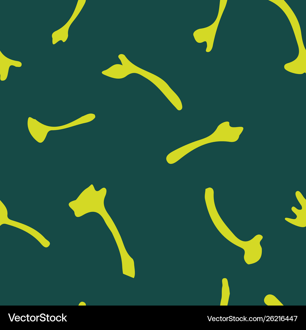 Botanical seamless pattern hand drawn Royalty Free Vector