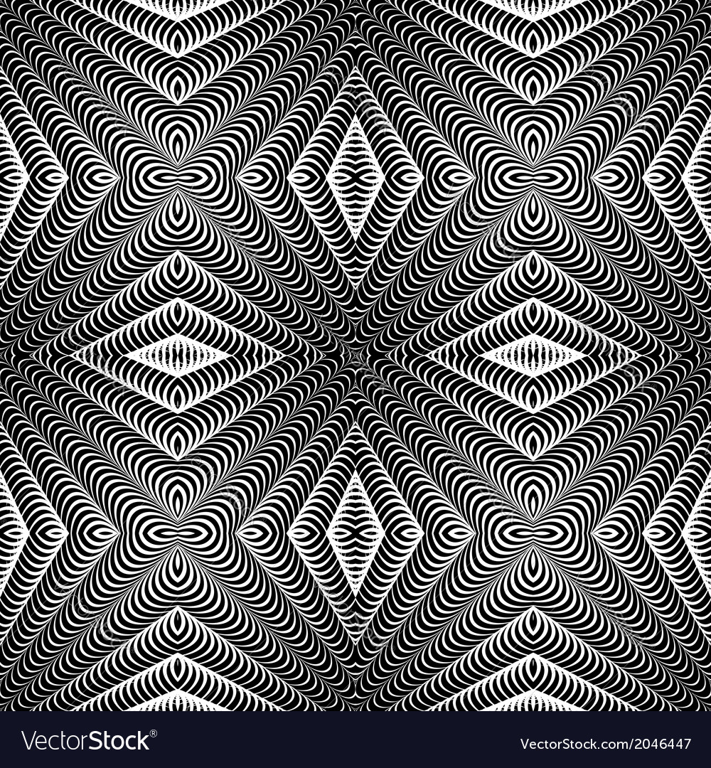 Design Seamless Diamond Striped Pattern Royalty Free Vector