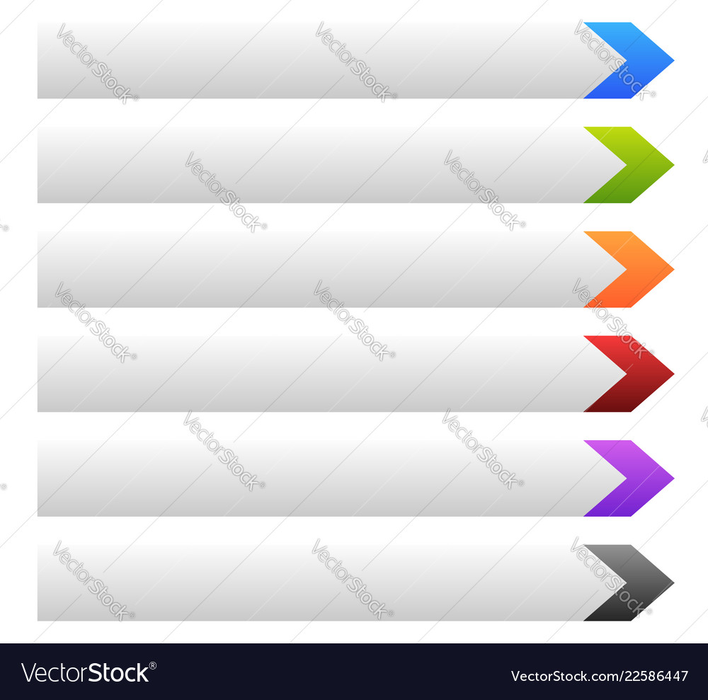 Leere Banner-Taste Hintergrund mit Pfeilform