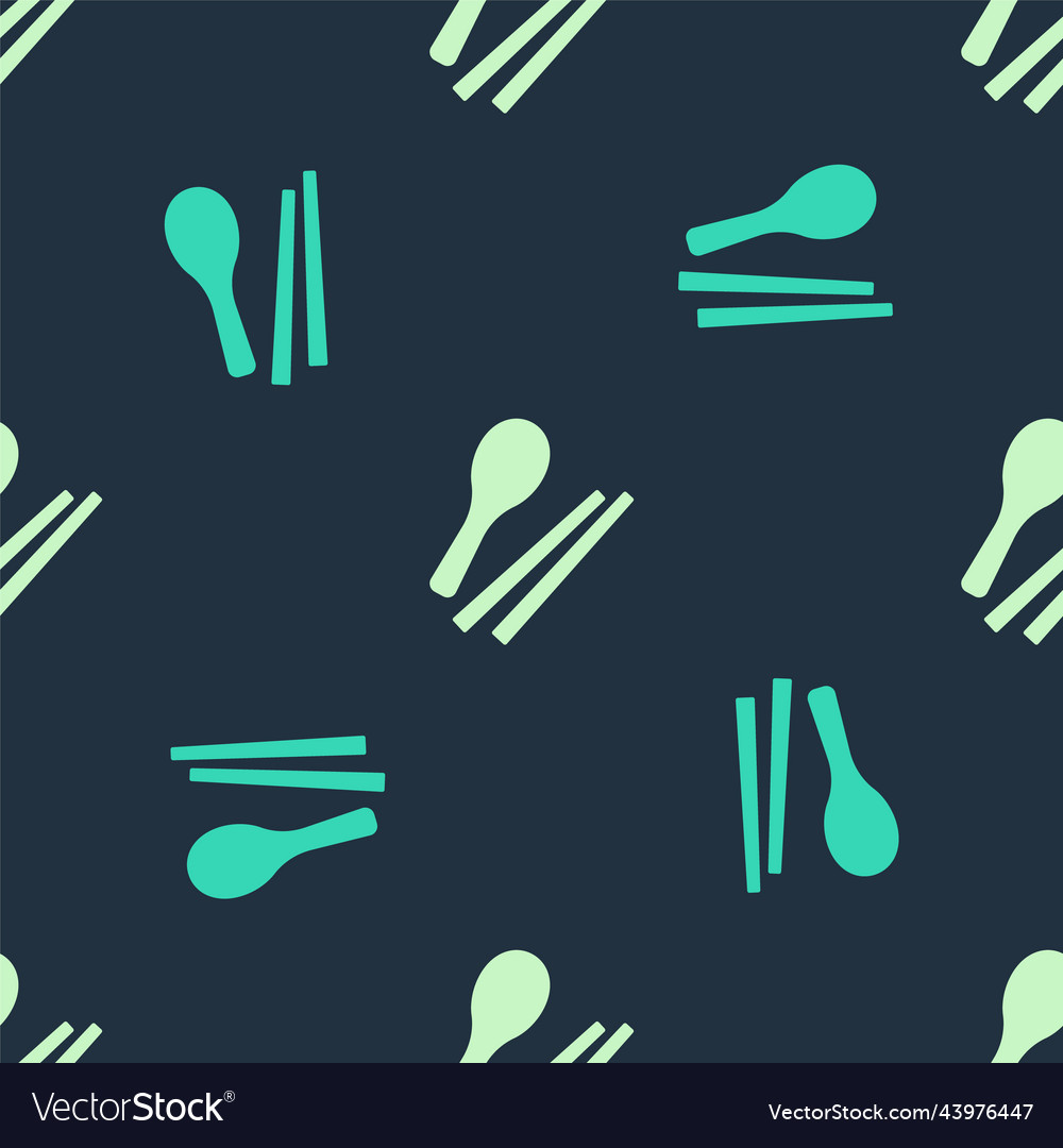 Green and beige food chopsticks icon isolated