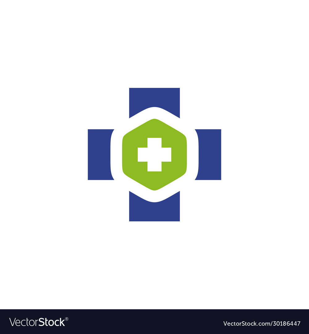 Medical logo design template Royalty Free Vector Image