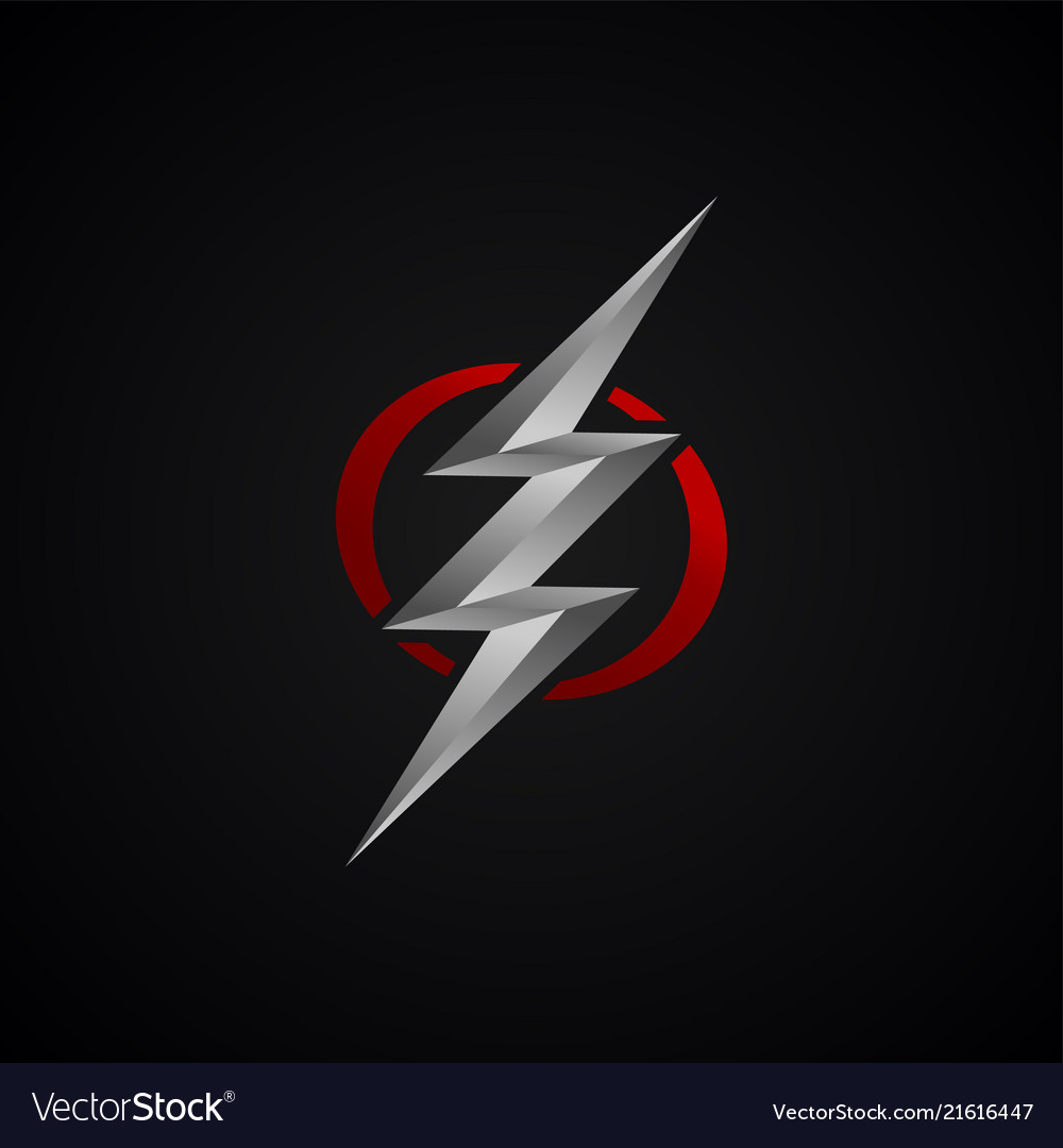 red lightning bolt logo