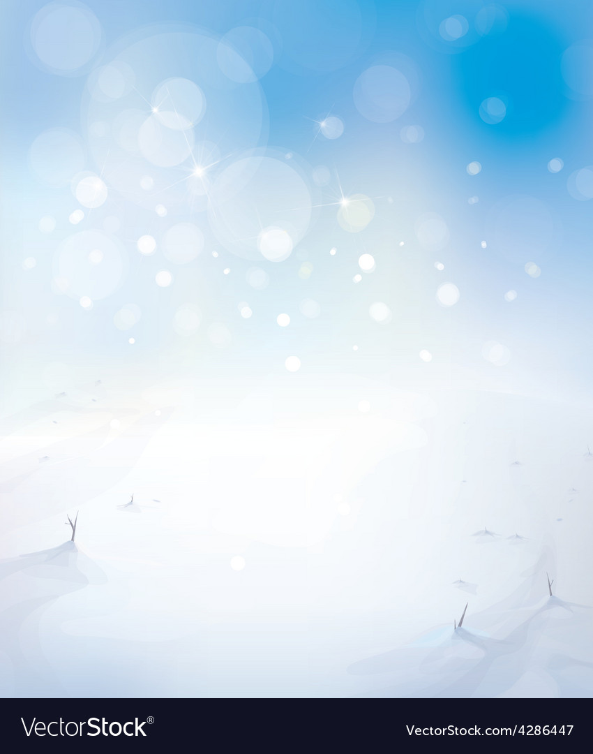 Sky snow background