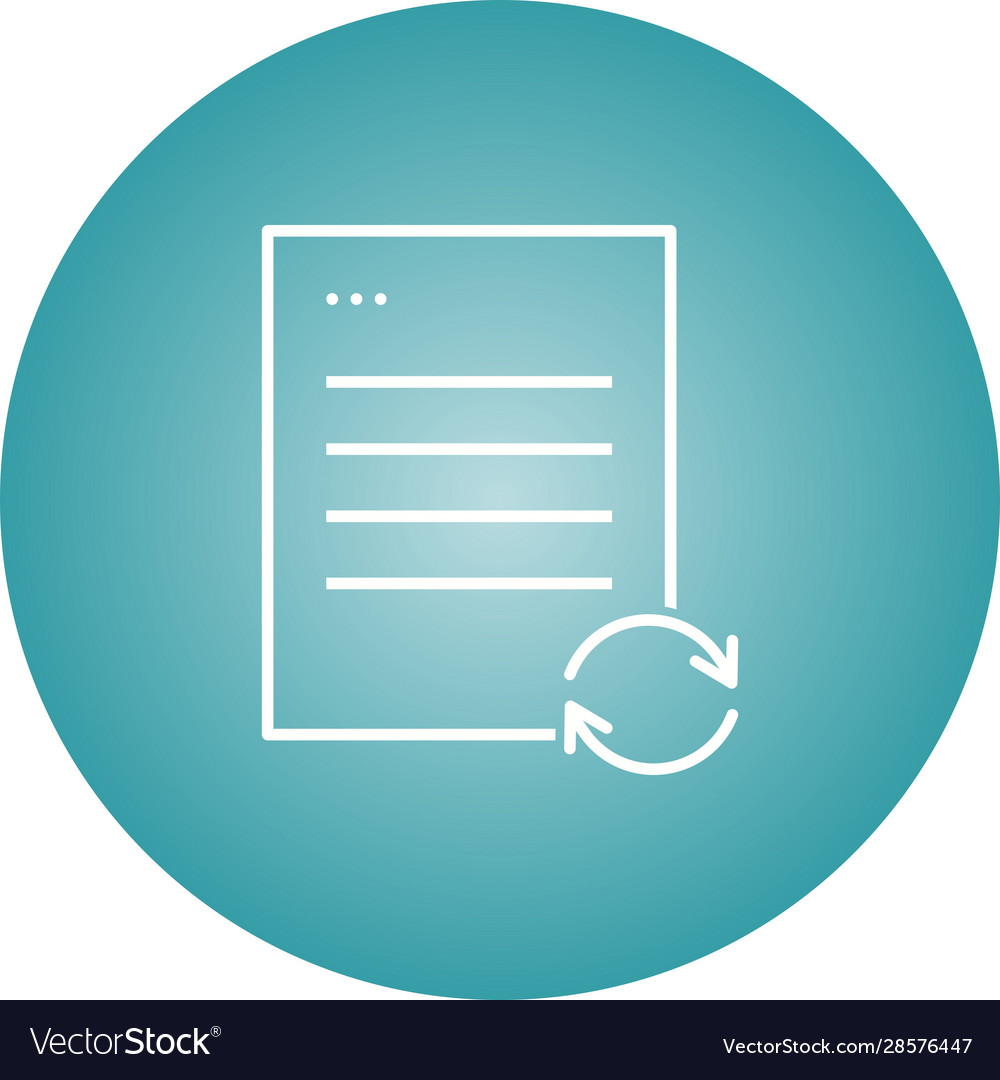 Sync Data Line Icon