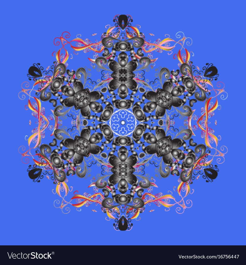 Winter snow december season snowflakes icon Vector Image