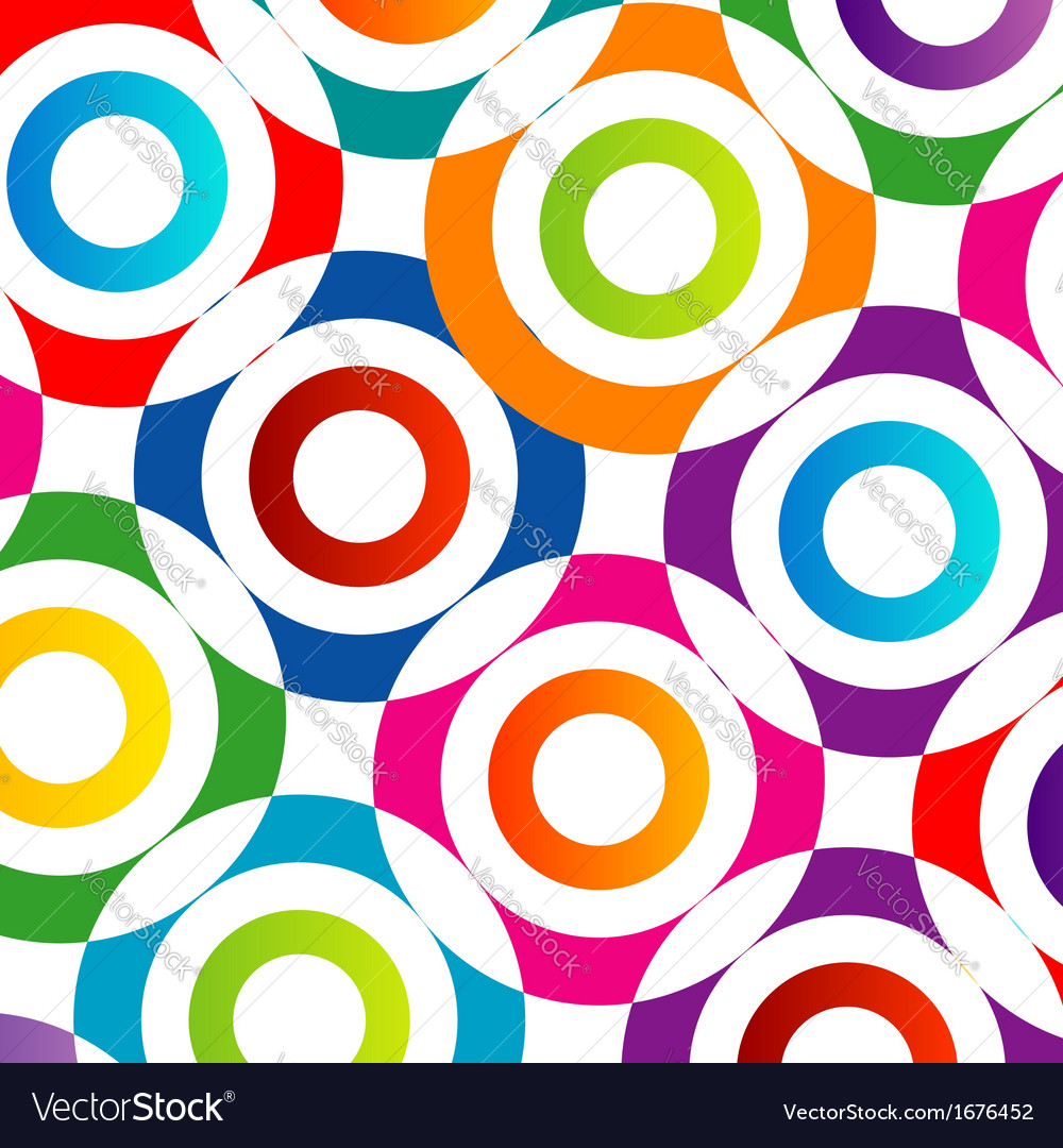 Background with colorful circles