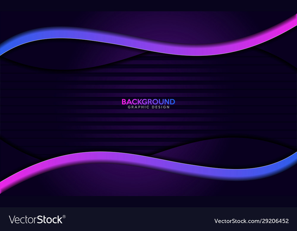 Dynamic dark purple overlap layer background vector image Dynamic dark purple overlap layer background