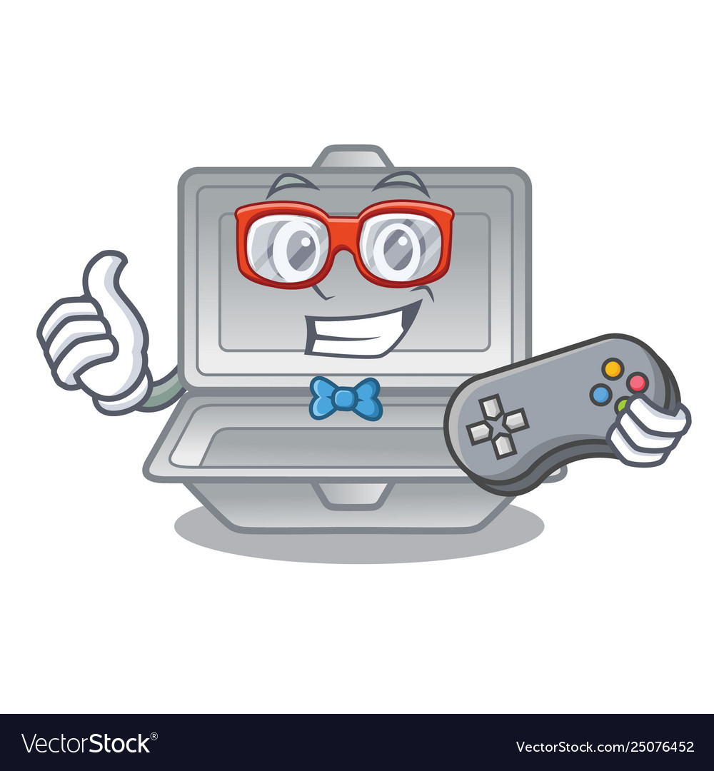 Gamer open styrofoam in character box