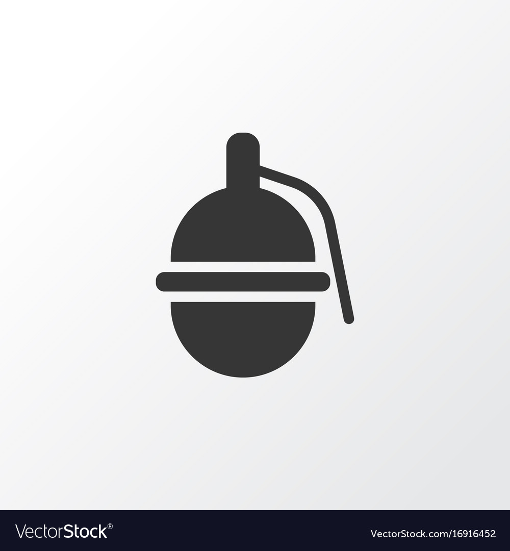 Grenade icon symbol premium quality isolated