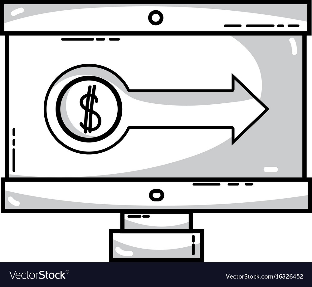 Line computer with company document and statistics