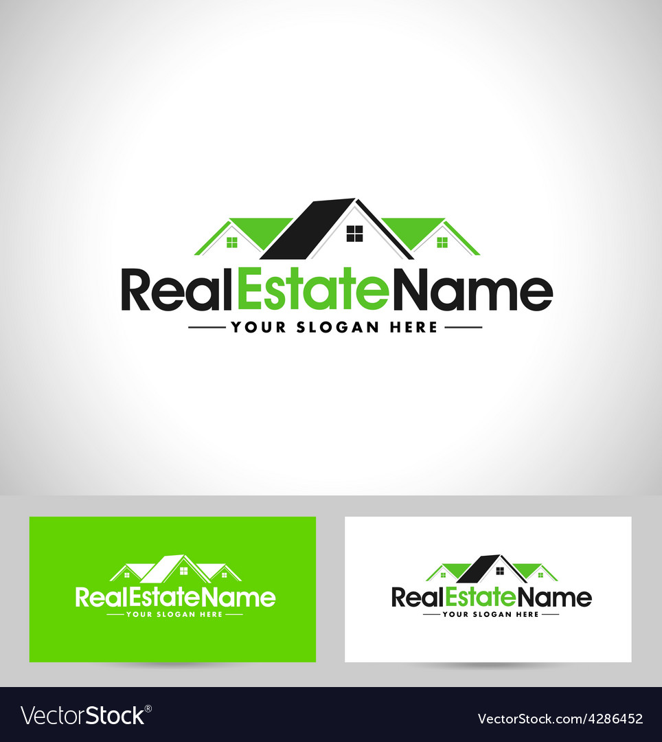 Real estate design Royalty Free Vector Image - VectorStock